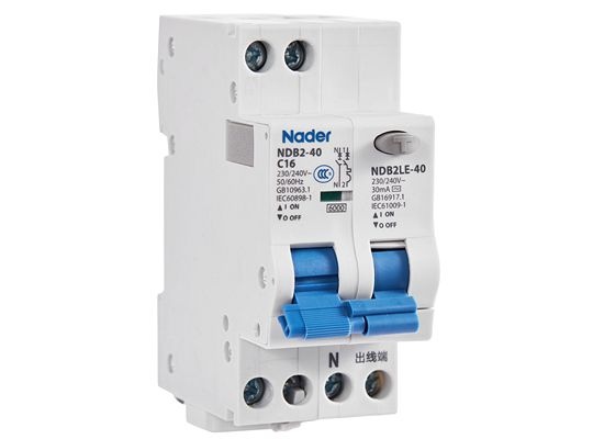 Автоматические выключатели дифференциального тока NDB2LE-40 (6кА)