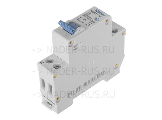 Модульный автоматический выключатель NDB1-32C6/1P+N Вид сверху
